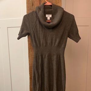 LOFT Sweater Dress with Beautiful Neckline